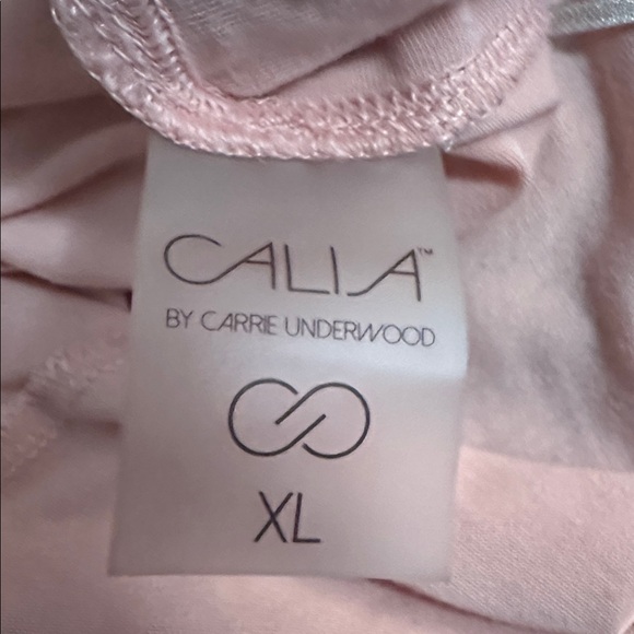 Calia Criss Cross back sleeveless cotton modal tank top size XL pink - Picture 8 of 8